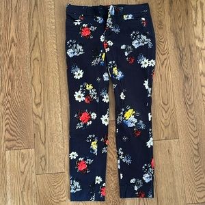 Women’s Banana Republic (Sloan) Flowery Slacks Size 2
